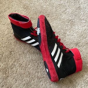 adidas Mens Size 8 NC State Wrestling Shoes
